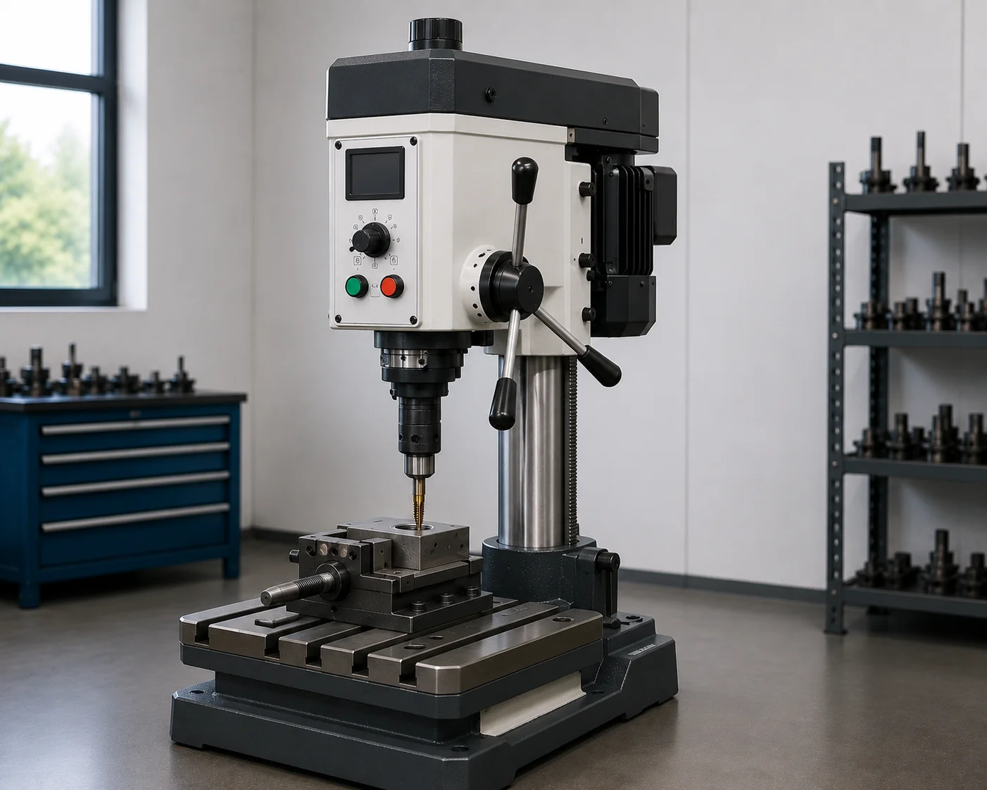 Home tapping machine threading.webp