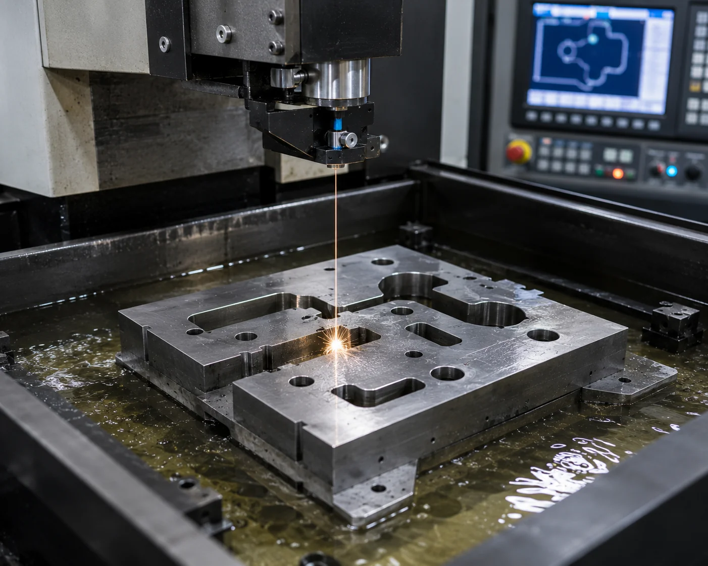 wire cut edm job works